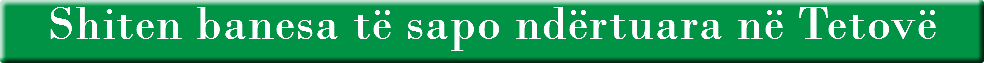 Shiten banesa të sapo ndërtuara në Tetovë